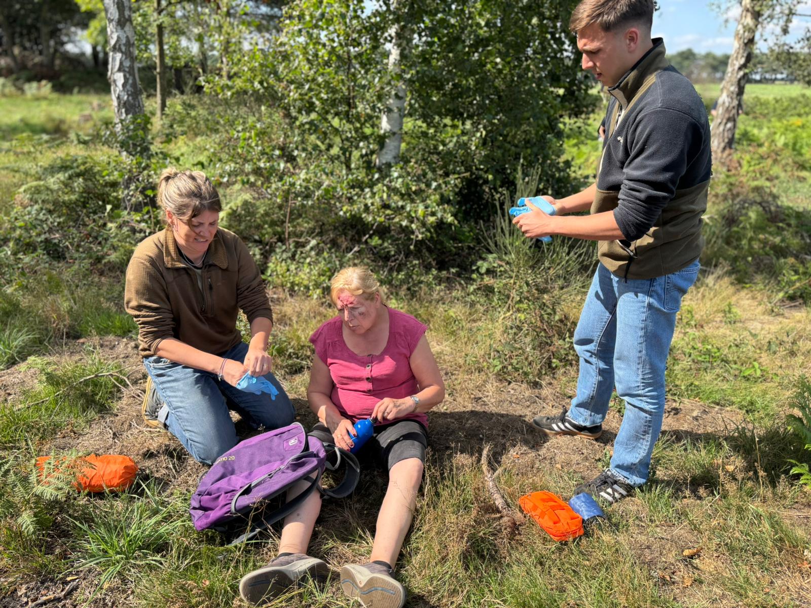 First Aid training scenarios.